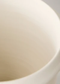 Small terracotta vase with handles