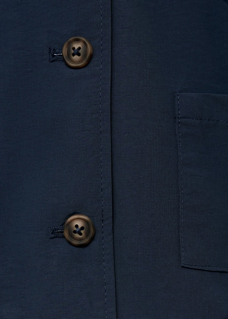 Hooded cotton barn jacket