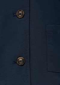 Hooded cotton barn jacket