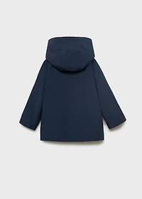 Hooded cotton barn jacket