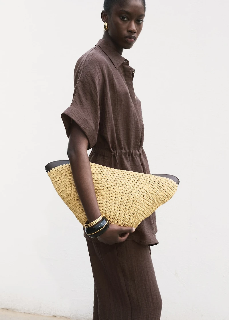 Lyocell shirt with adjustable waist