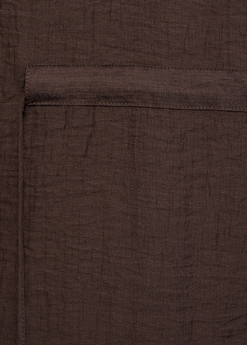 Lyocell shirt with adjustable waist