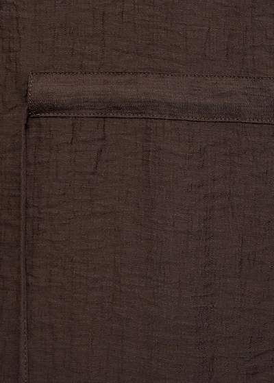 Lyocell shirt with adjustable waist