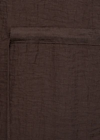 Lyocell shirt with adjustable waist