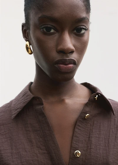 Lyocell shirt with adjustable waist