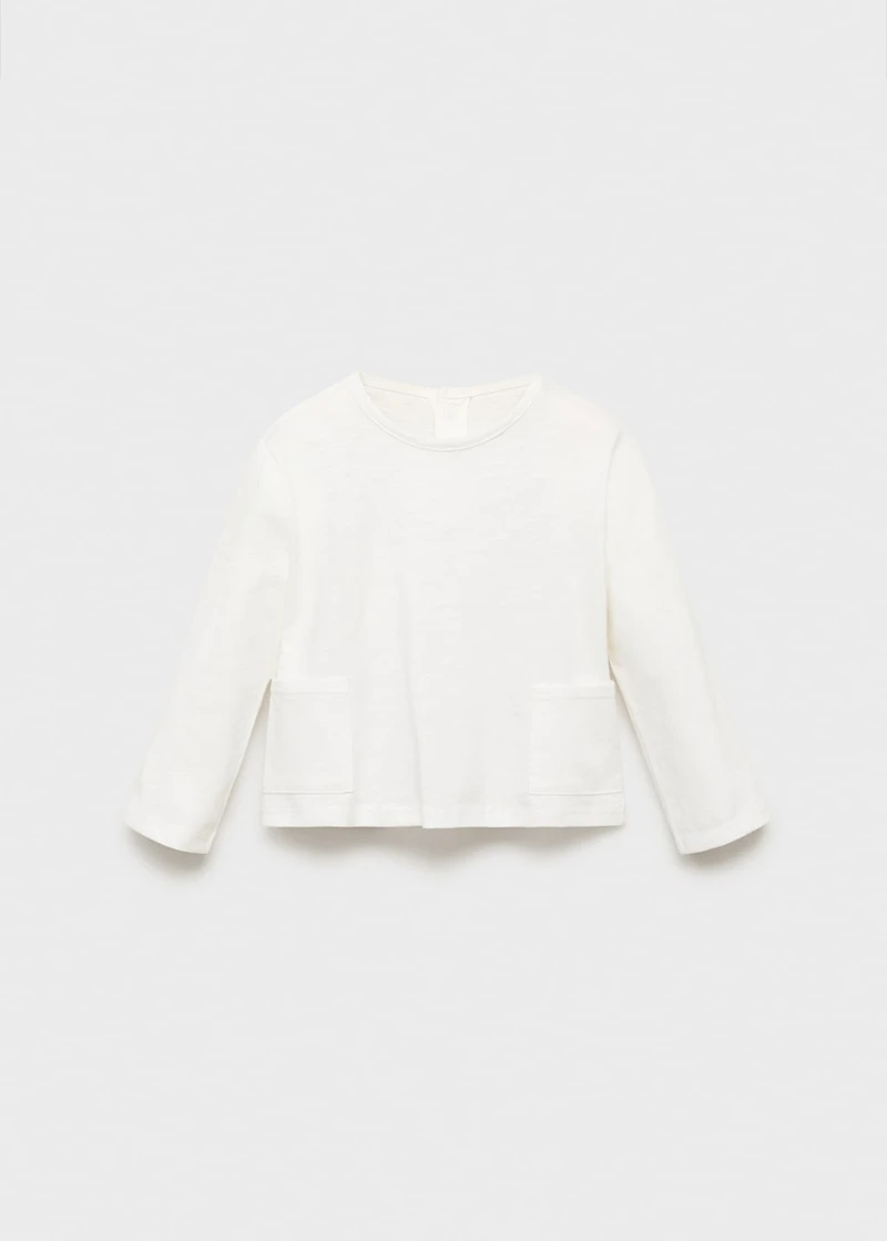 Pocket cotton T-shirt