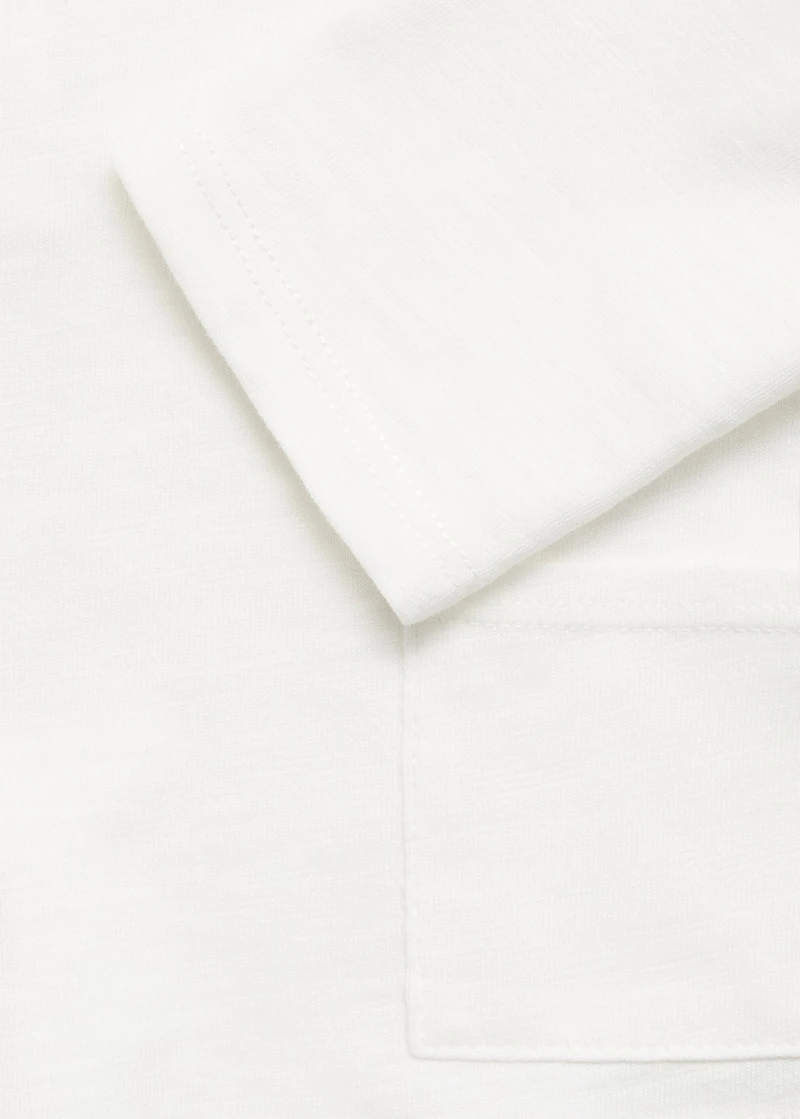 Pocket cotton T-shirt