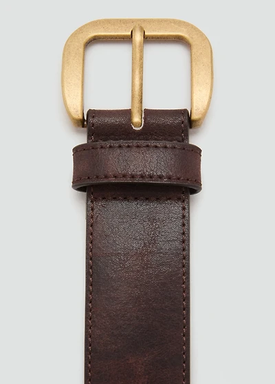 Square buckle belt