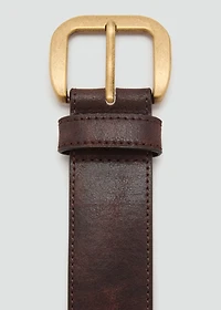 Square buckle belt