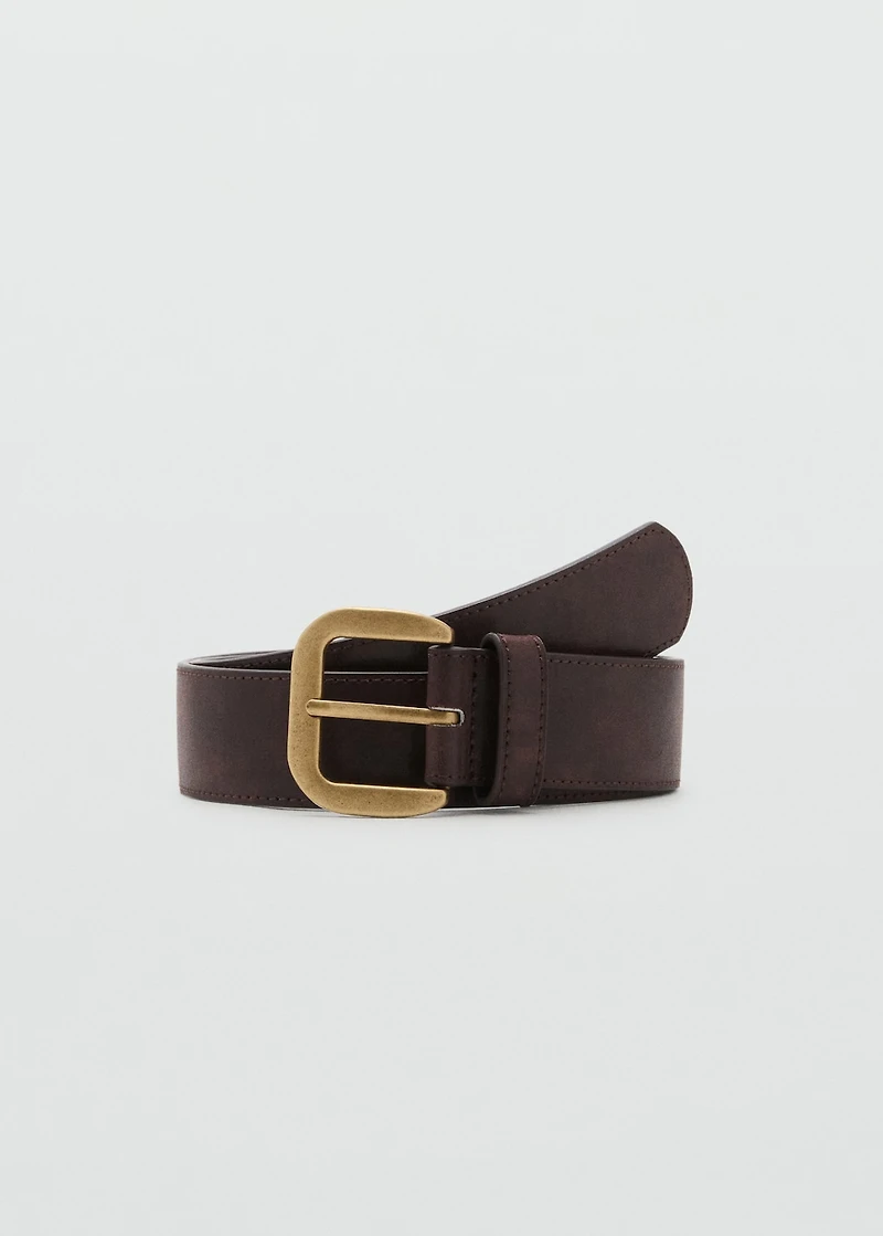 Square buckle belt