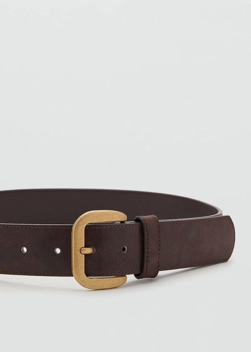 Square buckle belt