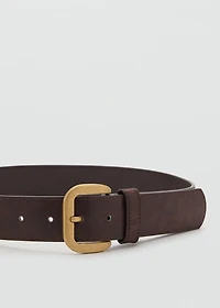 Square buckle belt