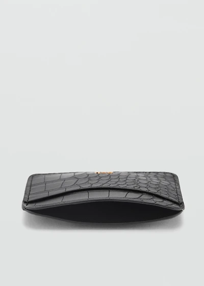 Croc-effect cardholder