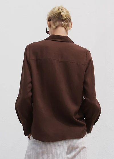 Lyocell shirt with pocket