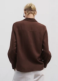 Lyocell shirt with pocket