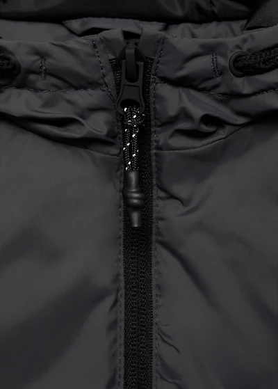 Water-repellent puffer coat
