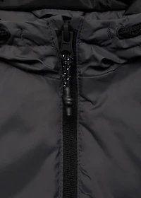 Water-repellent puffer coat