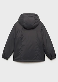 Water-repellent puffer coat