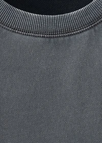 Plain cotton sweatshirt