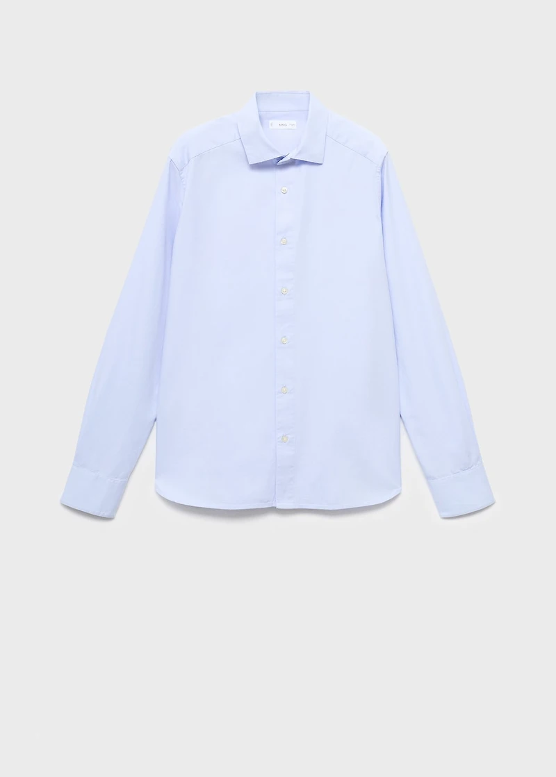 Essential cotton-blend shirt
