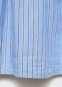 Striped cotton skirt