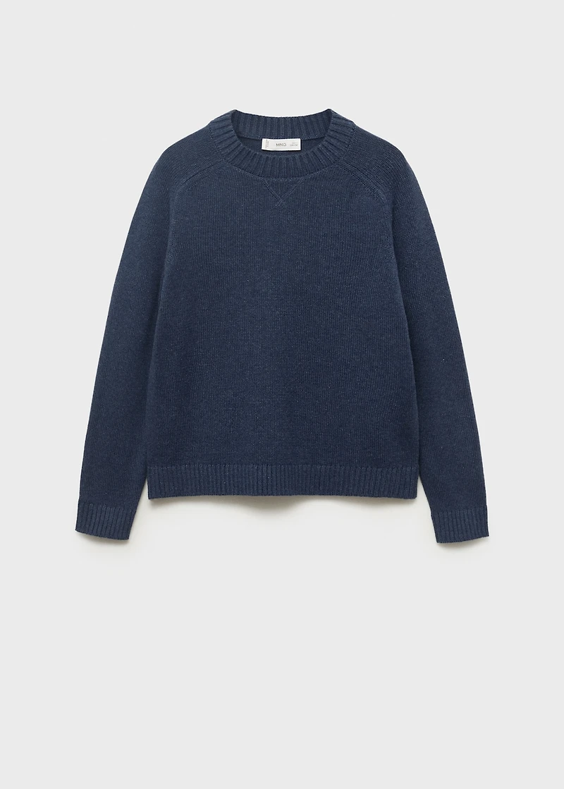 Knitted cotton sweater