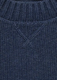 Knitted cotton sweater