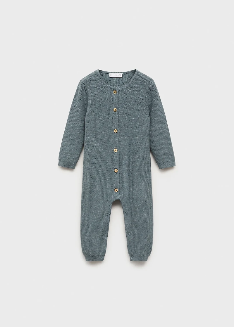 Knitted long jumpsuit