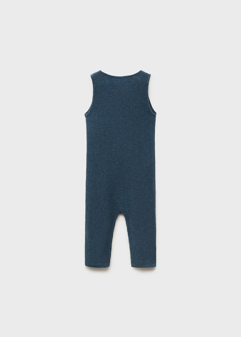 Knitted long jumpsuit