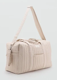 Maternity bag with texture