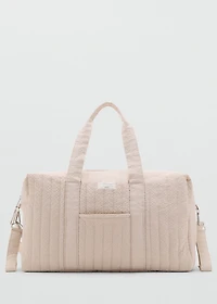 Maternity bag with texture