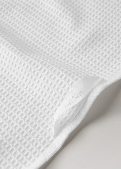 Waffle fringed dish cloth