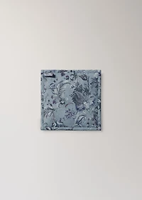 Cotton-linen printed oven mitt