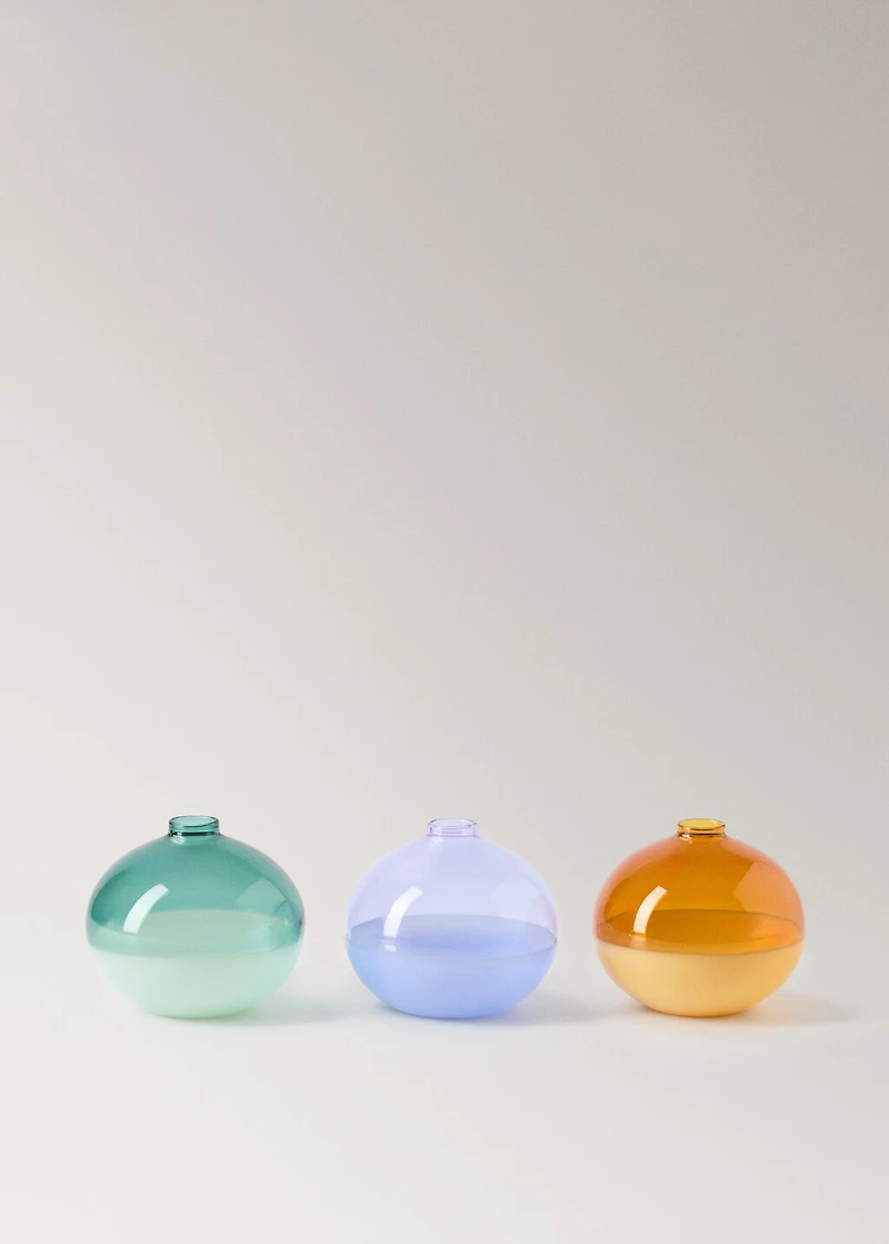 Borosilicate bud vase