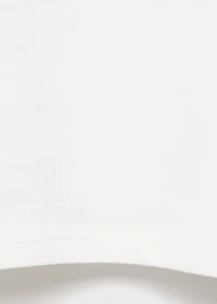 Cotton t-shirt with swan pattern