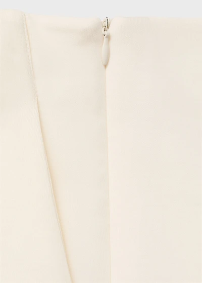 Cotton skirt with opening