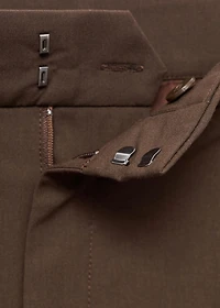 Low-rise wide-leg pants