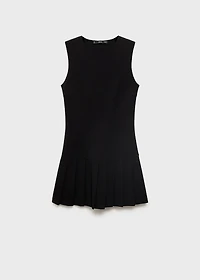 Fitted pleated dress