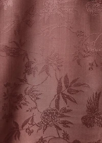 Jacquard satin pajama shirt