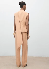 Lyocell pants with elastic waistband