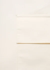 Cotton lyocell cargo bermuda shorts