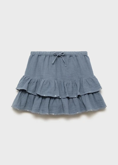 Ruffle skirt with sequin detail