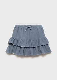 Ruffle skirt with sequin detail
