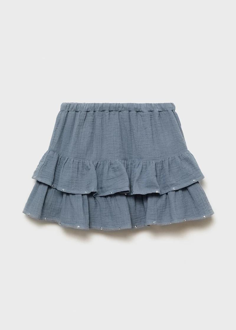 Ruffle skirt with sequin detail