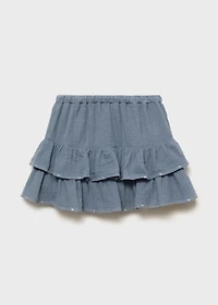 Ruffle skirt with sequin detail
