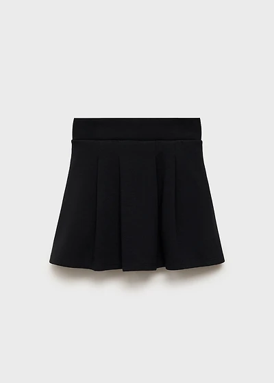 Short cotton skirt