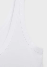 Two-piece striped seersucker pajama shorts