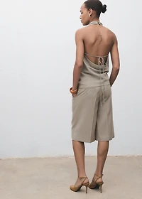 Mid-rise bermuda shorts