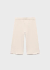 Cotton-knit trousers