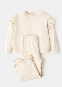 Cotton-knit trousers